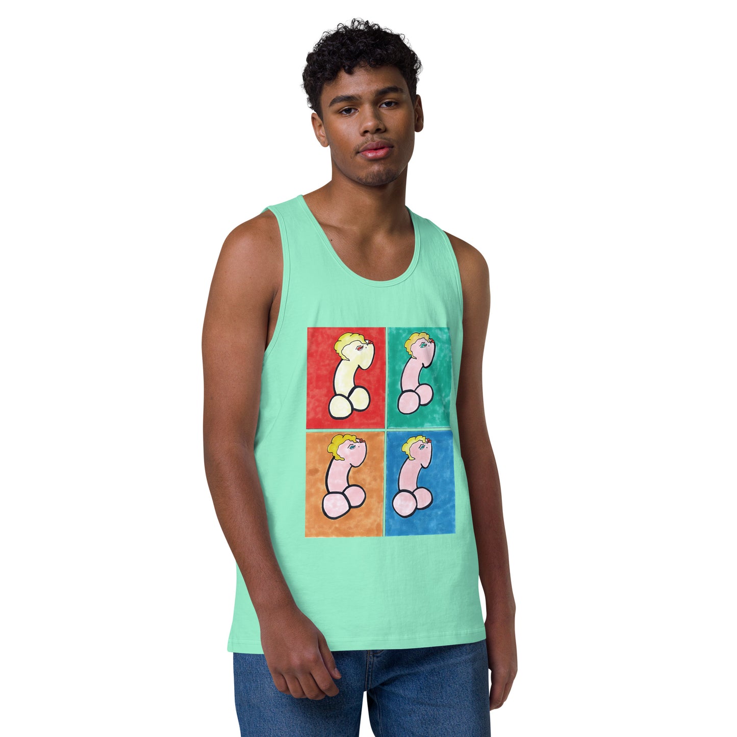 "Marilyn" Men’s premium tank top