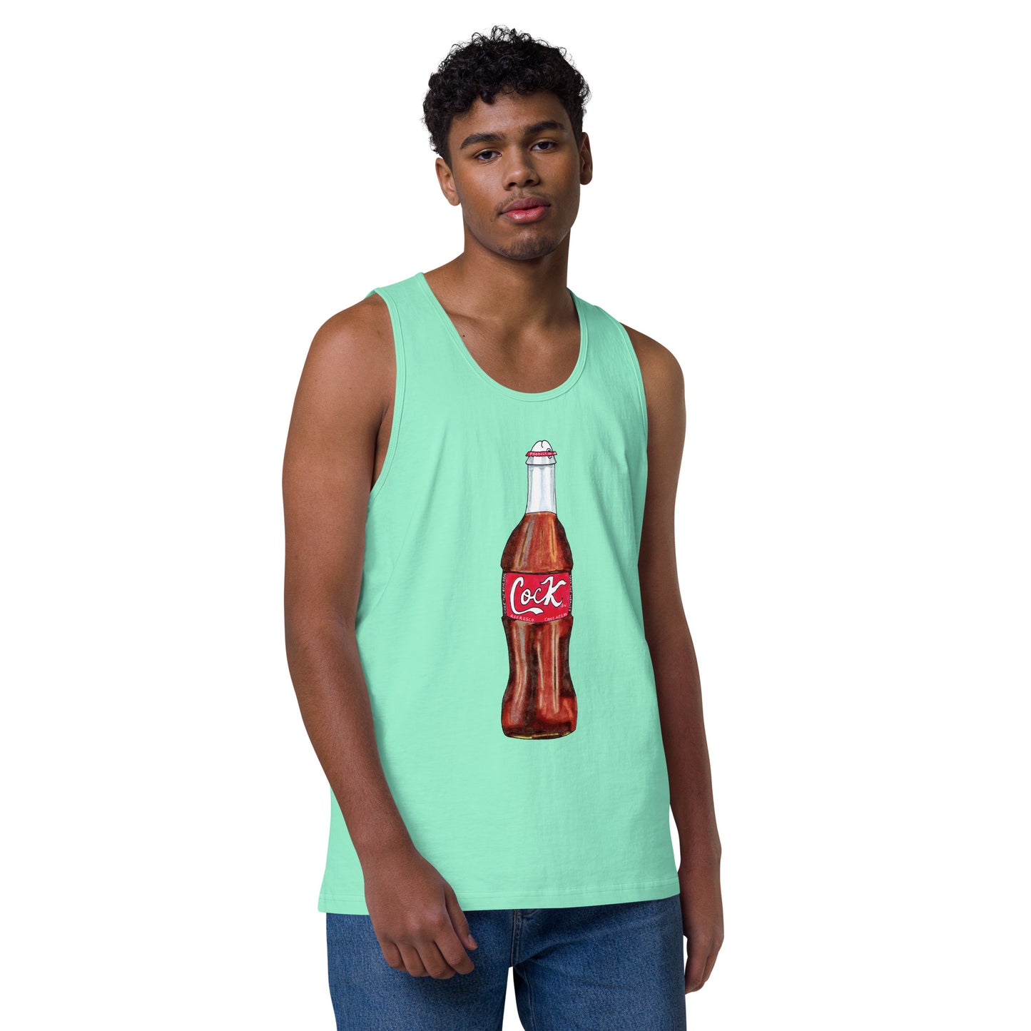 "Coke" Men’s premium tank top