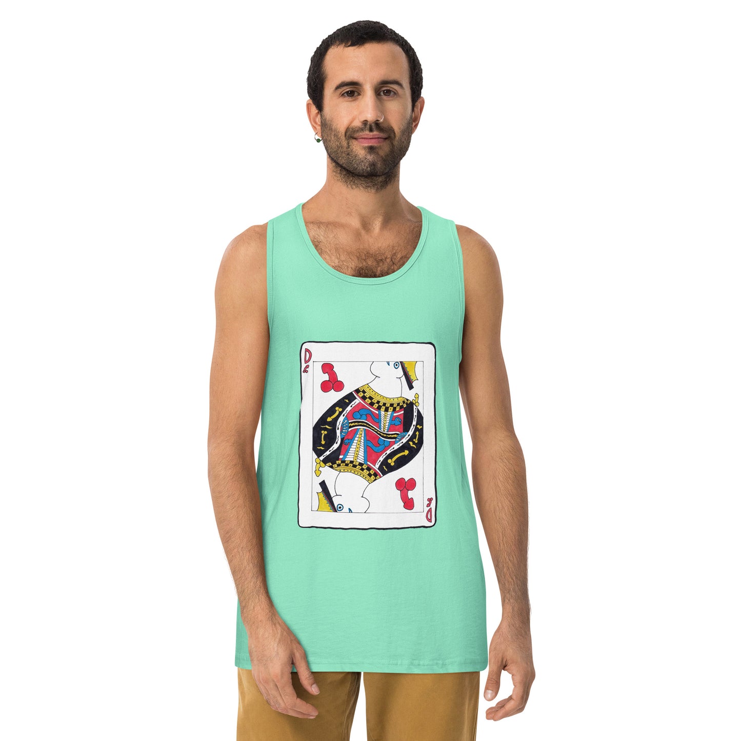 "Playing Card" Men’s premium tank top