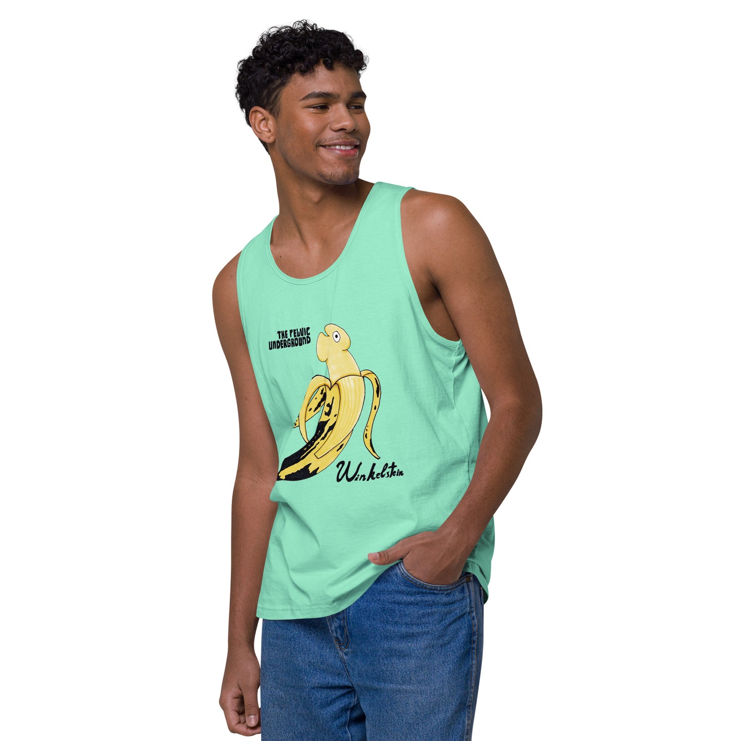 "The Pelvic Underground" Men’s premium tank top