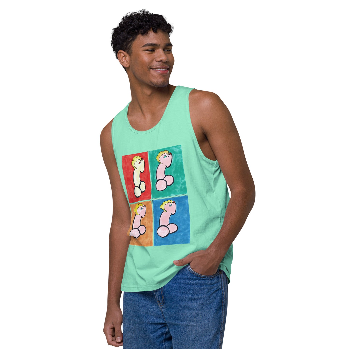 "Marilyn" Men’s premium tank top