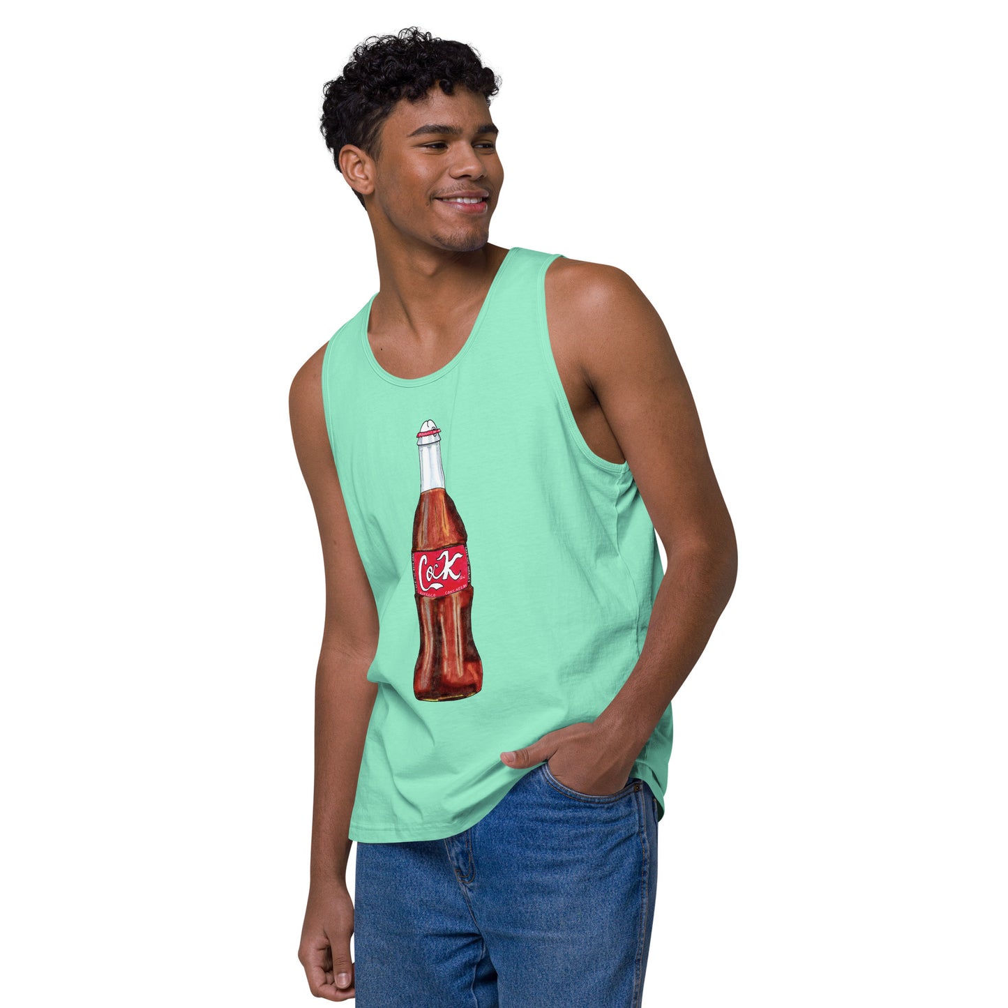 "Coke" Men’s premium tank top