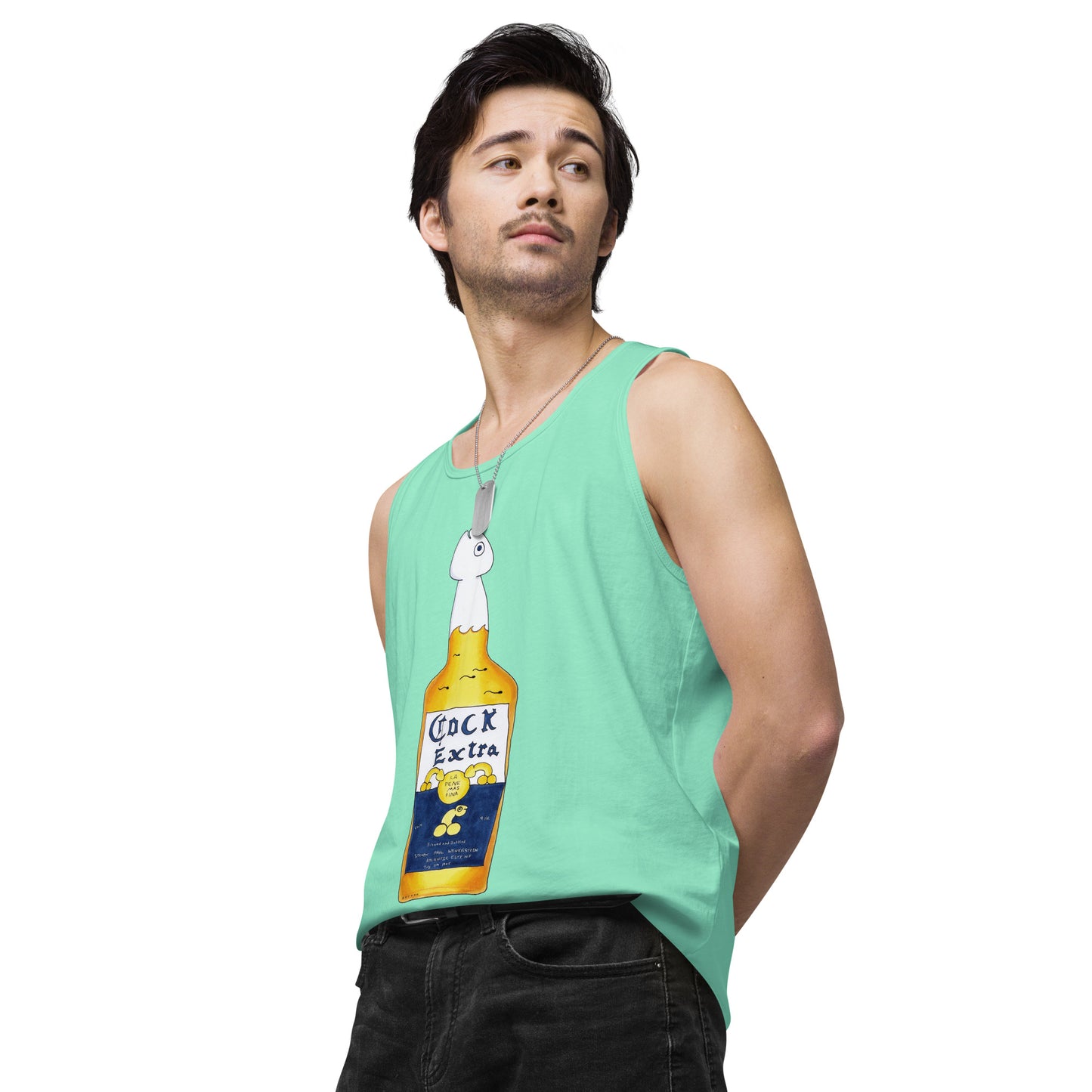 "La Pene Mas Fina" Men’s premium tank top