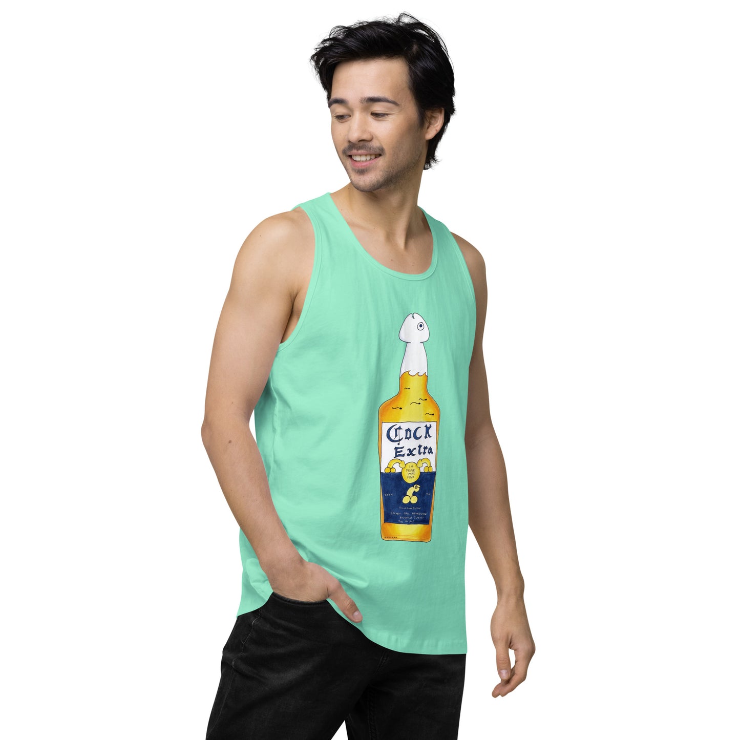 "La Pene Mas Fina" Men’s premium tank top