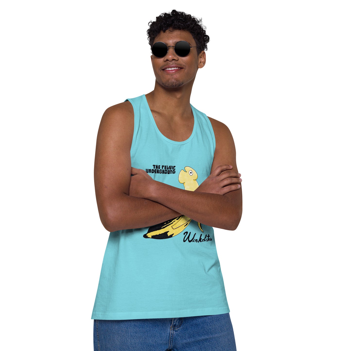 "The Pelvic Underground" Men’s premium tank top