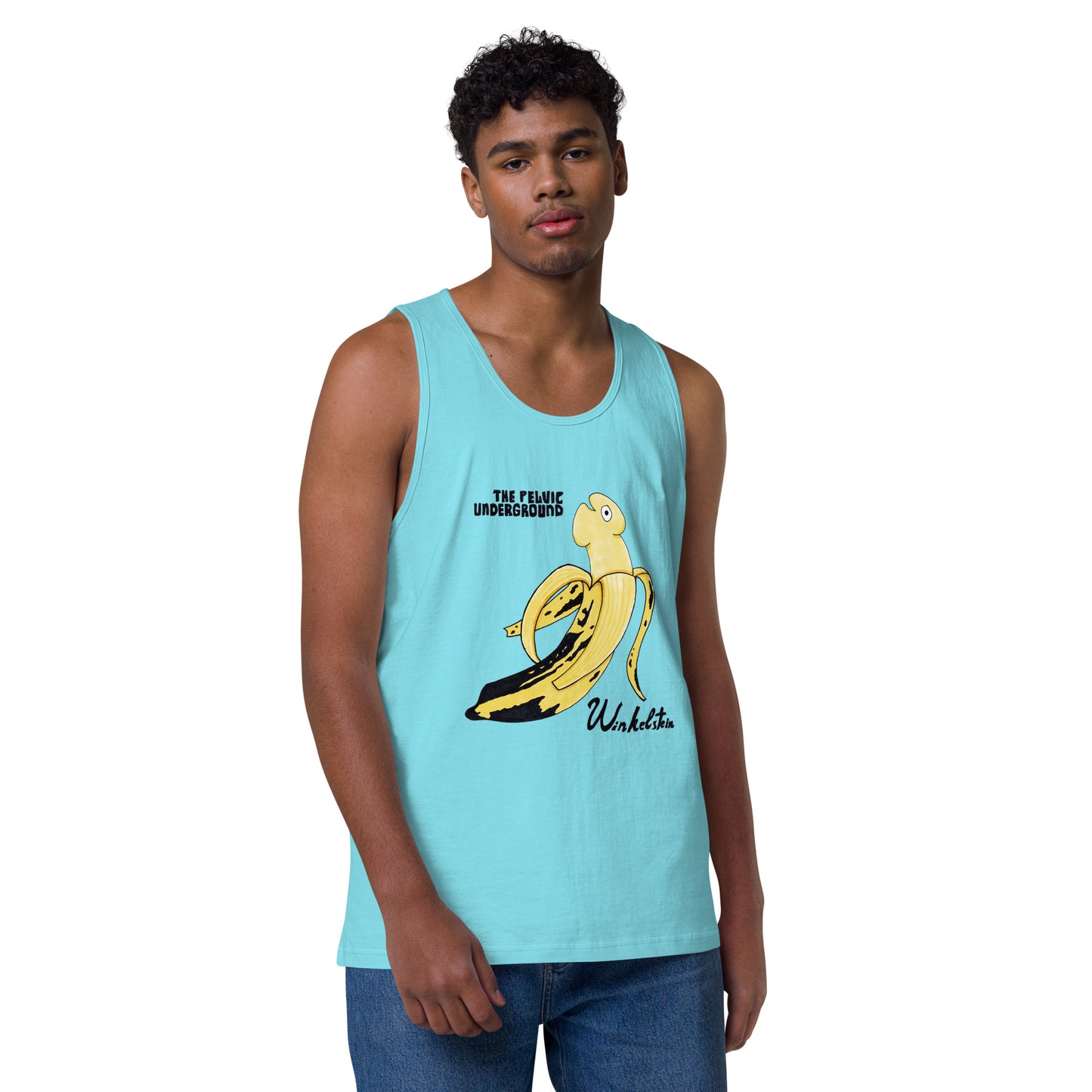 "The Pelvic Underground" Men’s premium tank top