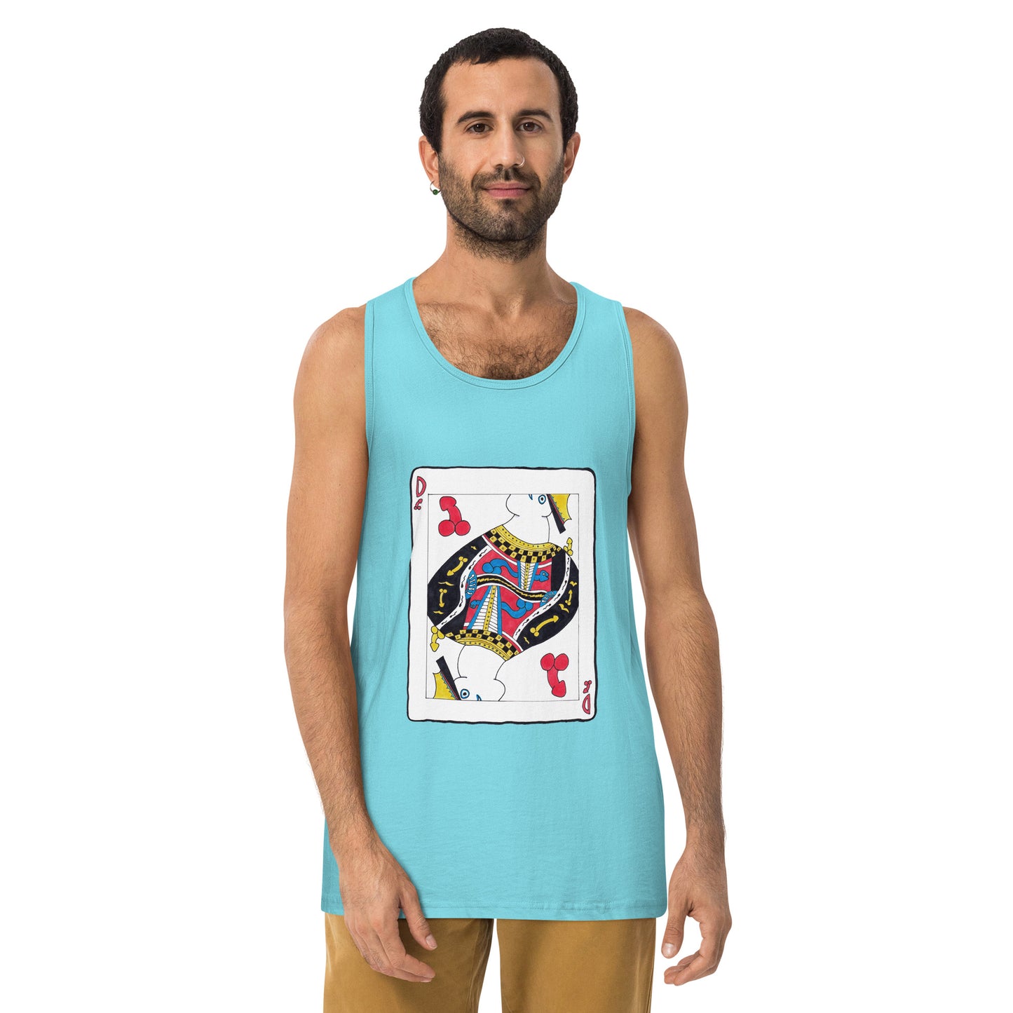 "Playing Card" Men’s premium tank top