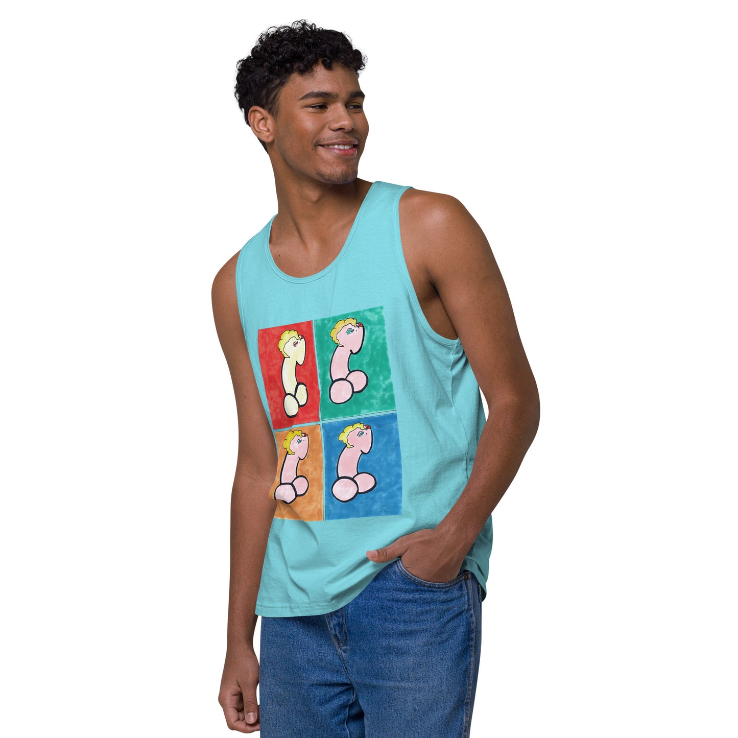 "Marilyn" Men’s premium tank top
