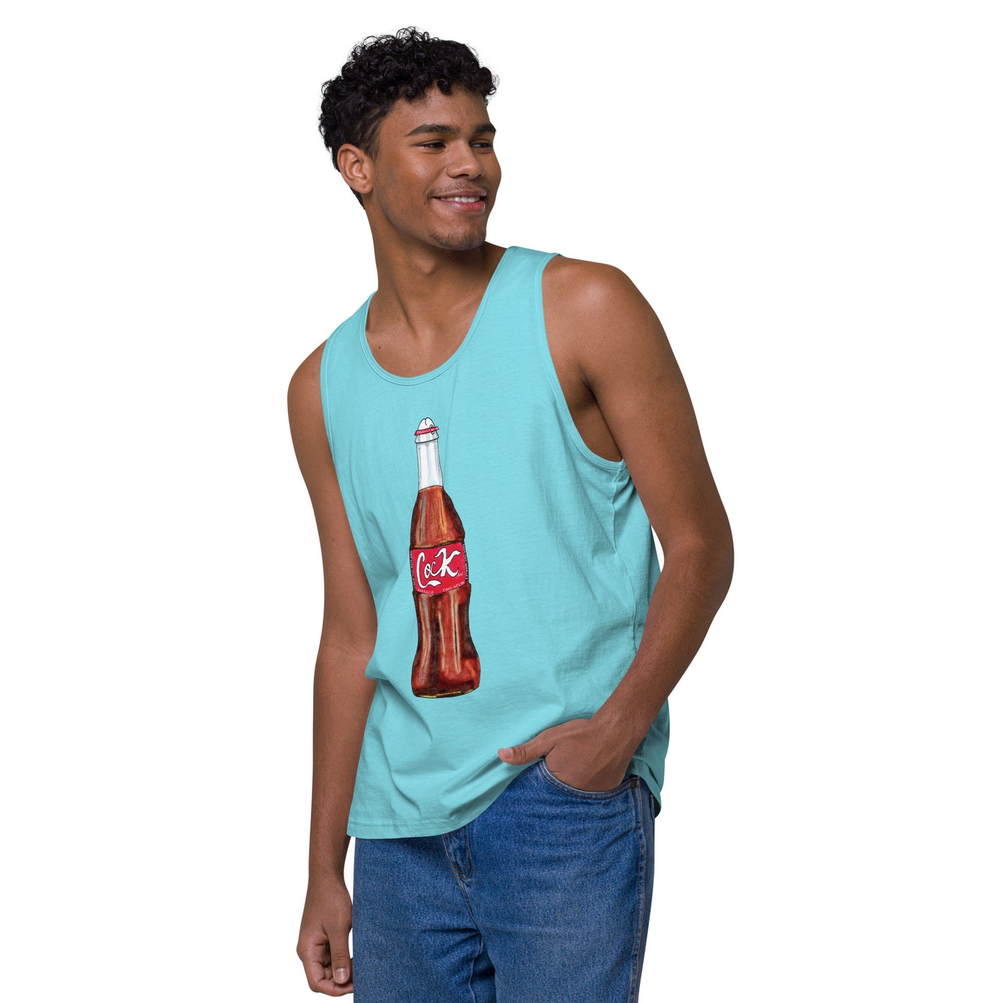 "Coke" Men’s premium tank top