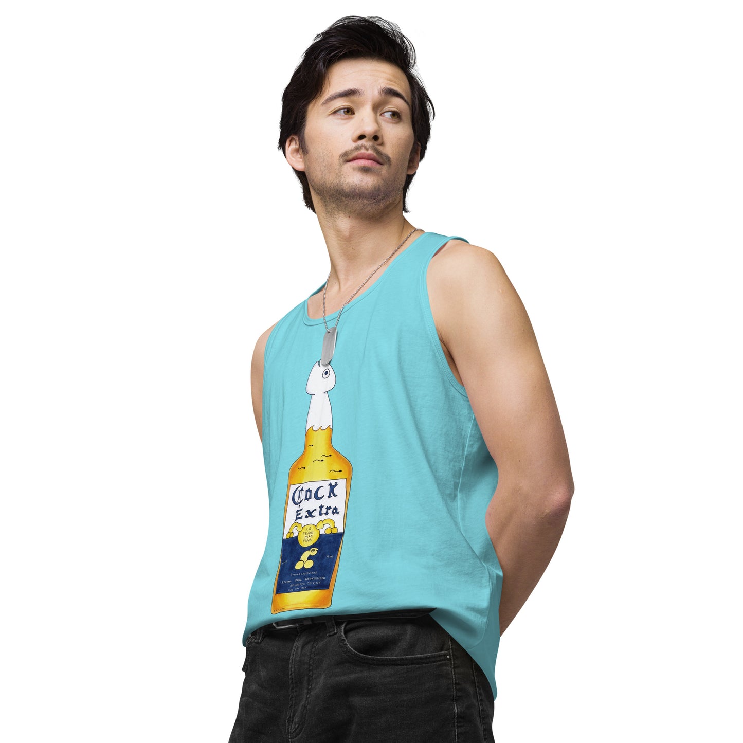 "La Pene Mas Fina" Men’s premium tank top