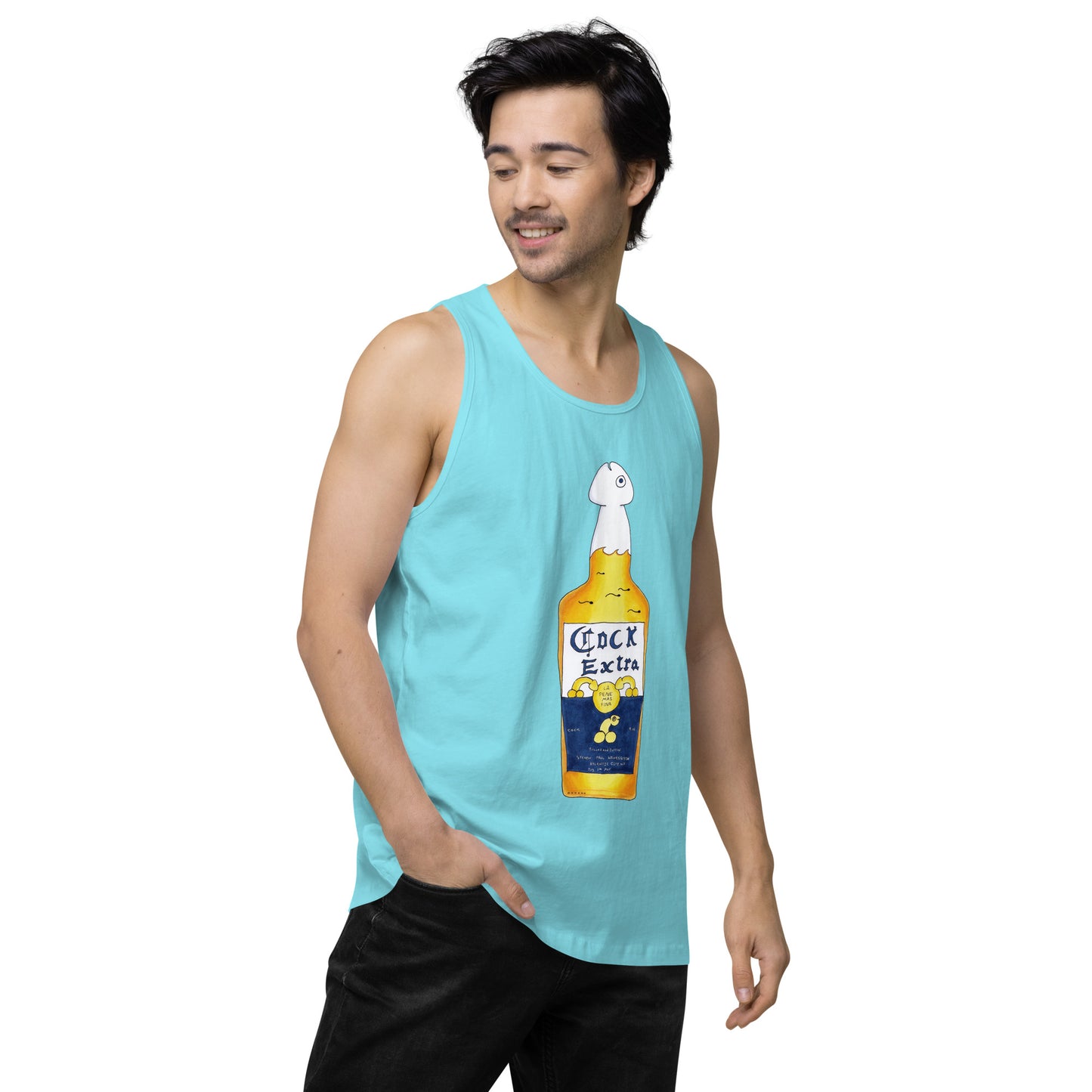 "La Pene Mas Fina" Men’s premium tank top