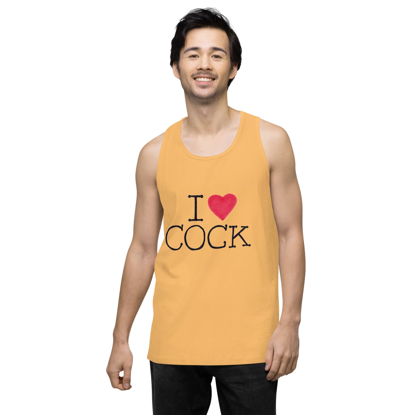 "I <3 Cock" Men’s premium tank top