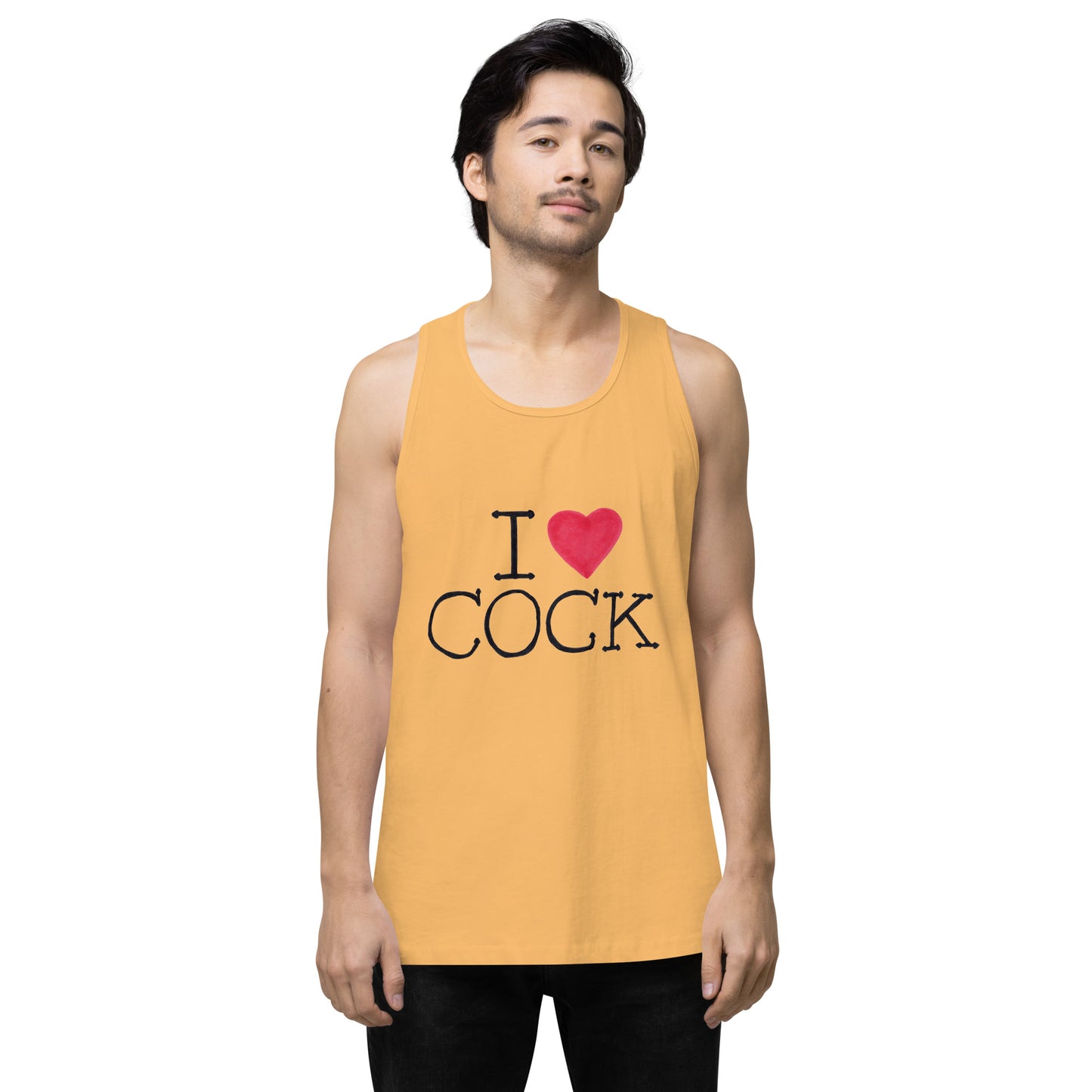 "I <3 Cock" Men’s premium tank top