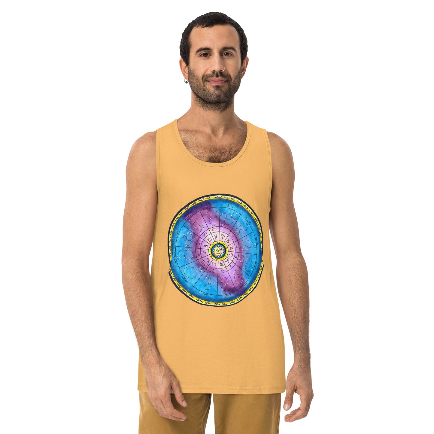 "Zodiac Wheel" Men’s premium tank top