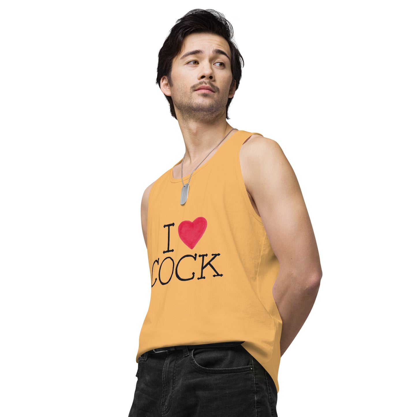 "I <3 Cock" Men’s premium tank top