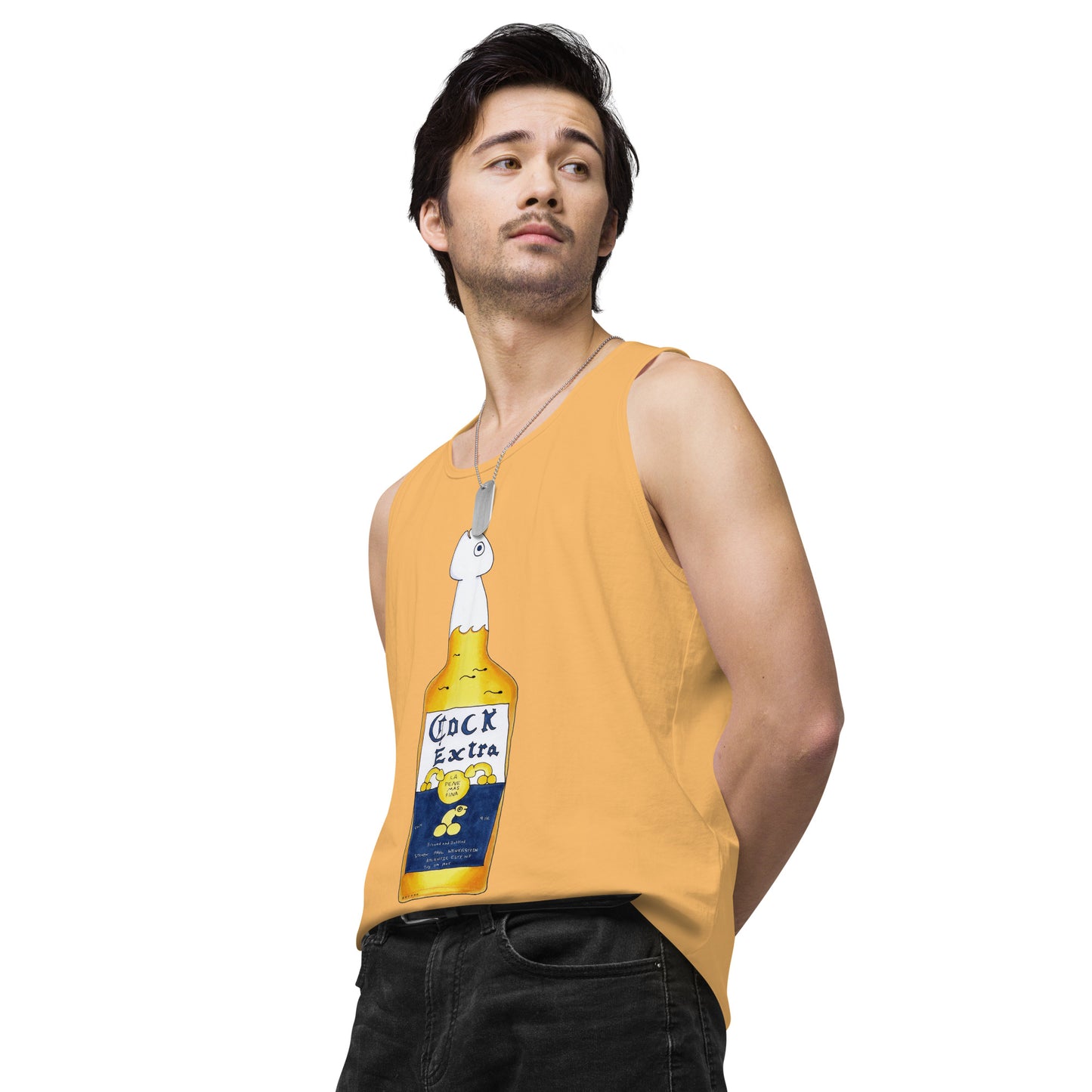 "La Pene Mas Fina" Men’s premium tank top