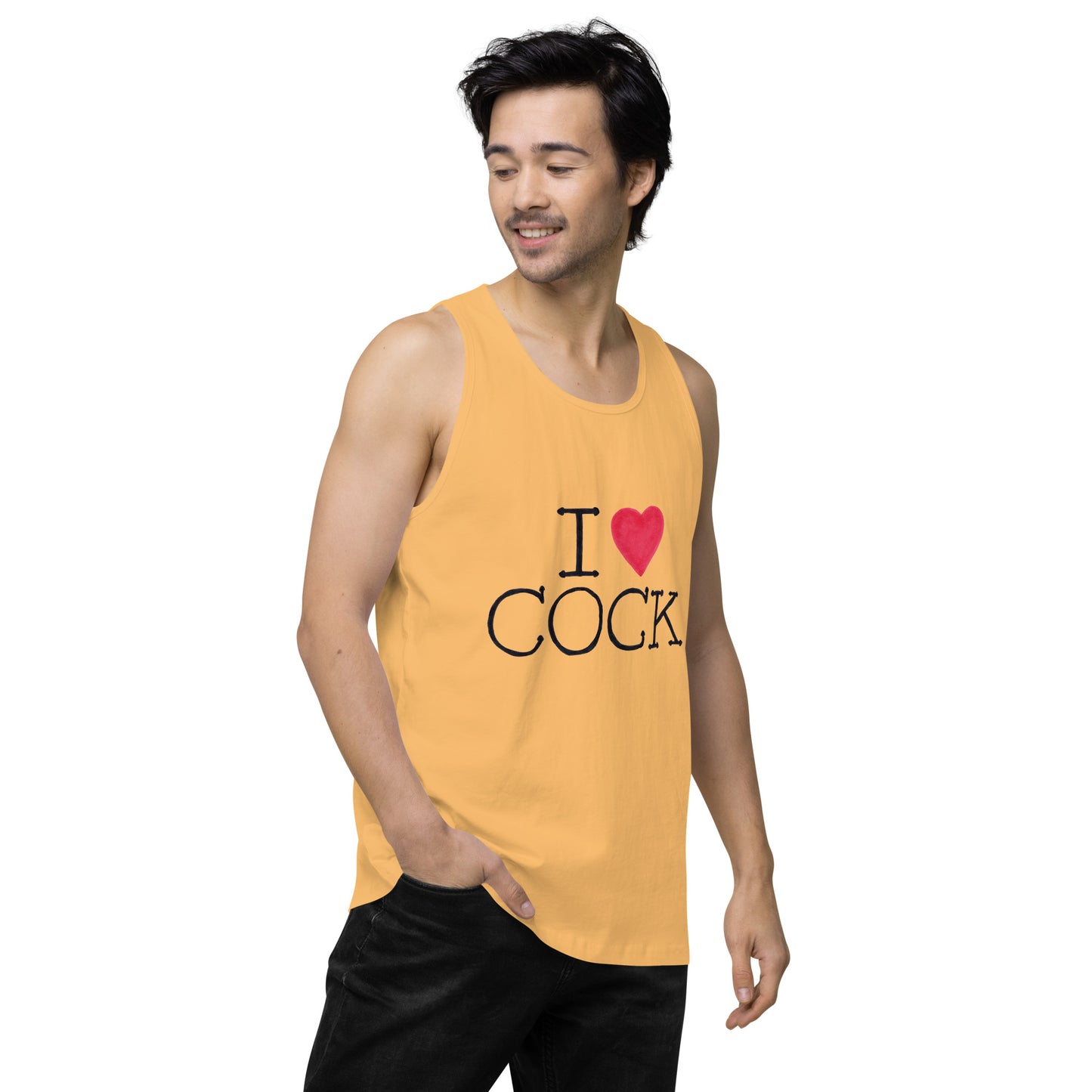 "I <3 Cock" Men’s premium tank top