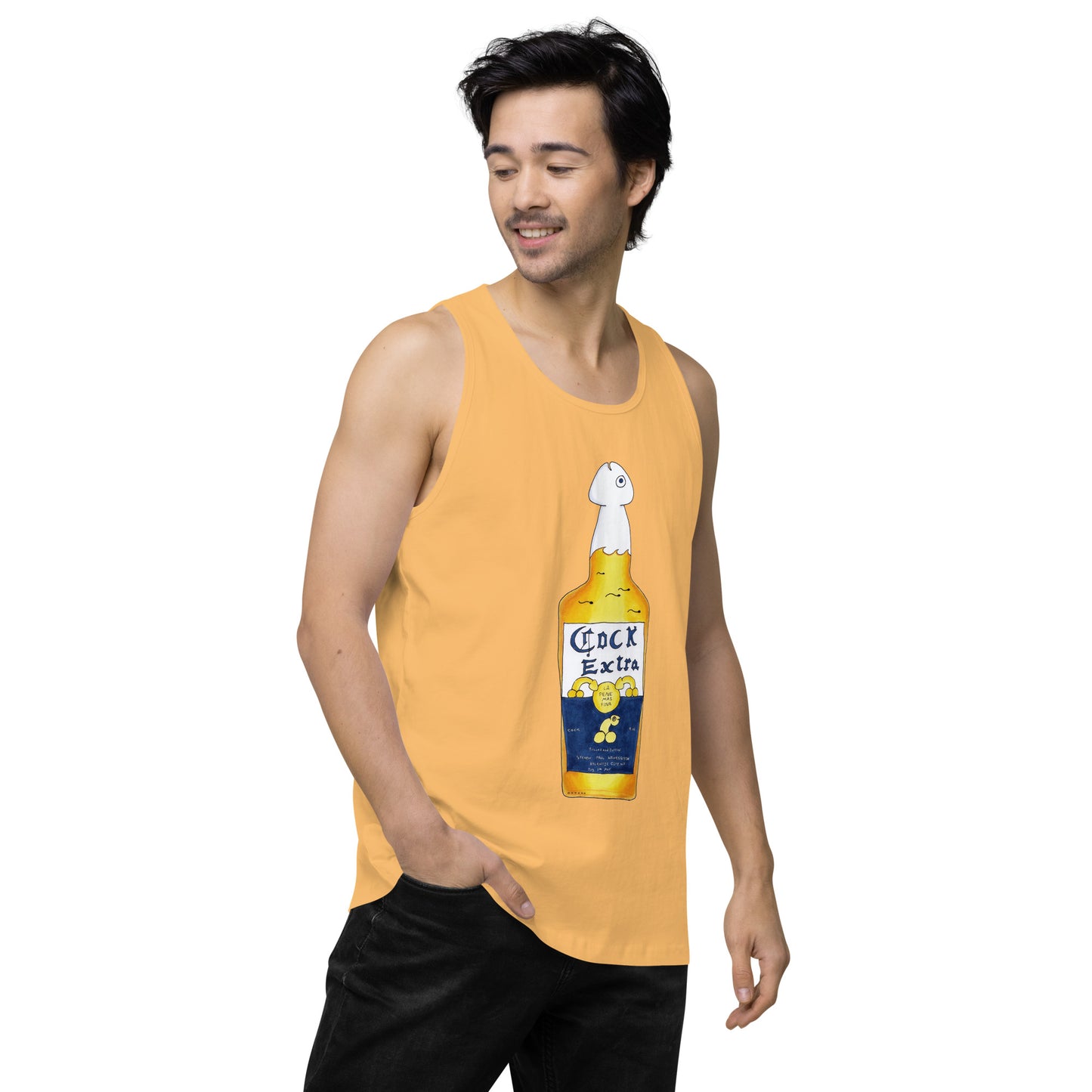 "La Pene Mas Fina" Men’s premium tank top