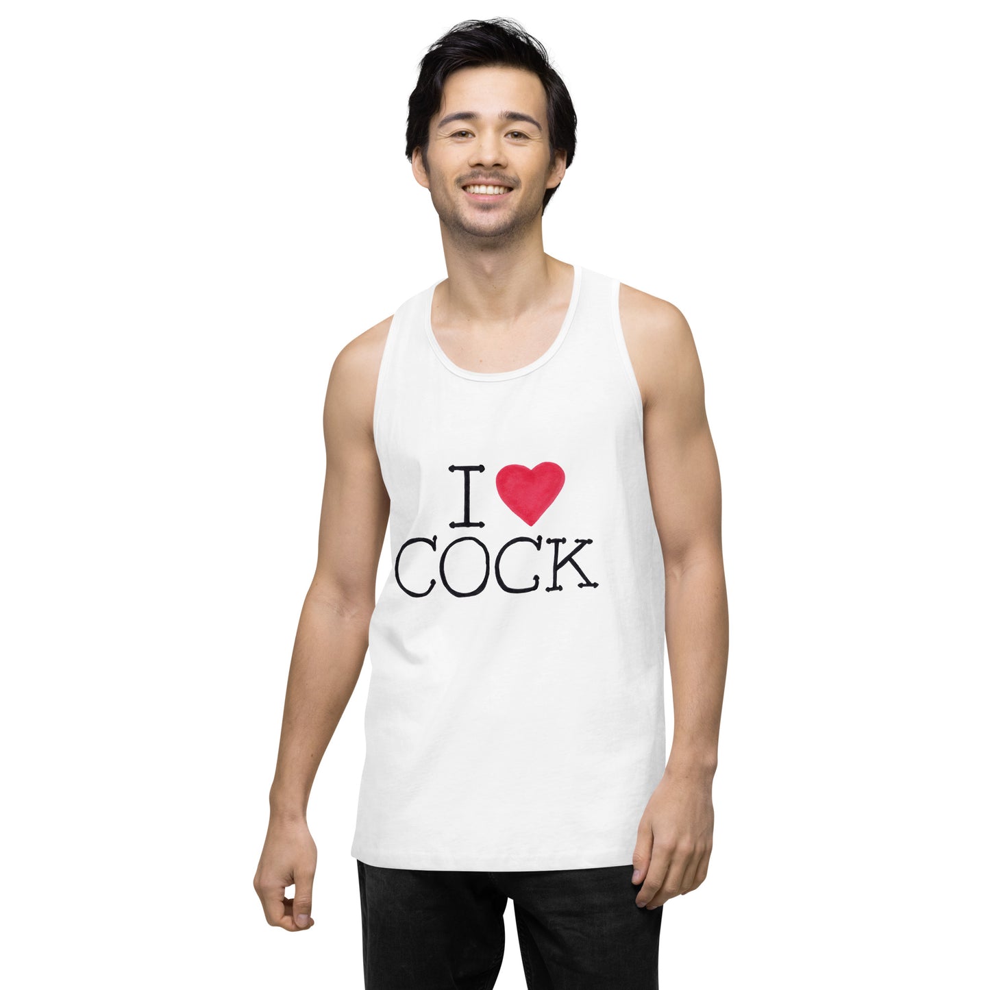 "I <3 Cock" Men’s premium tank top