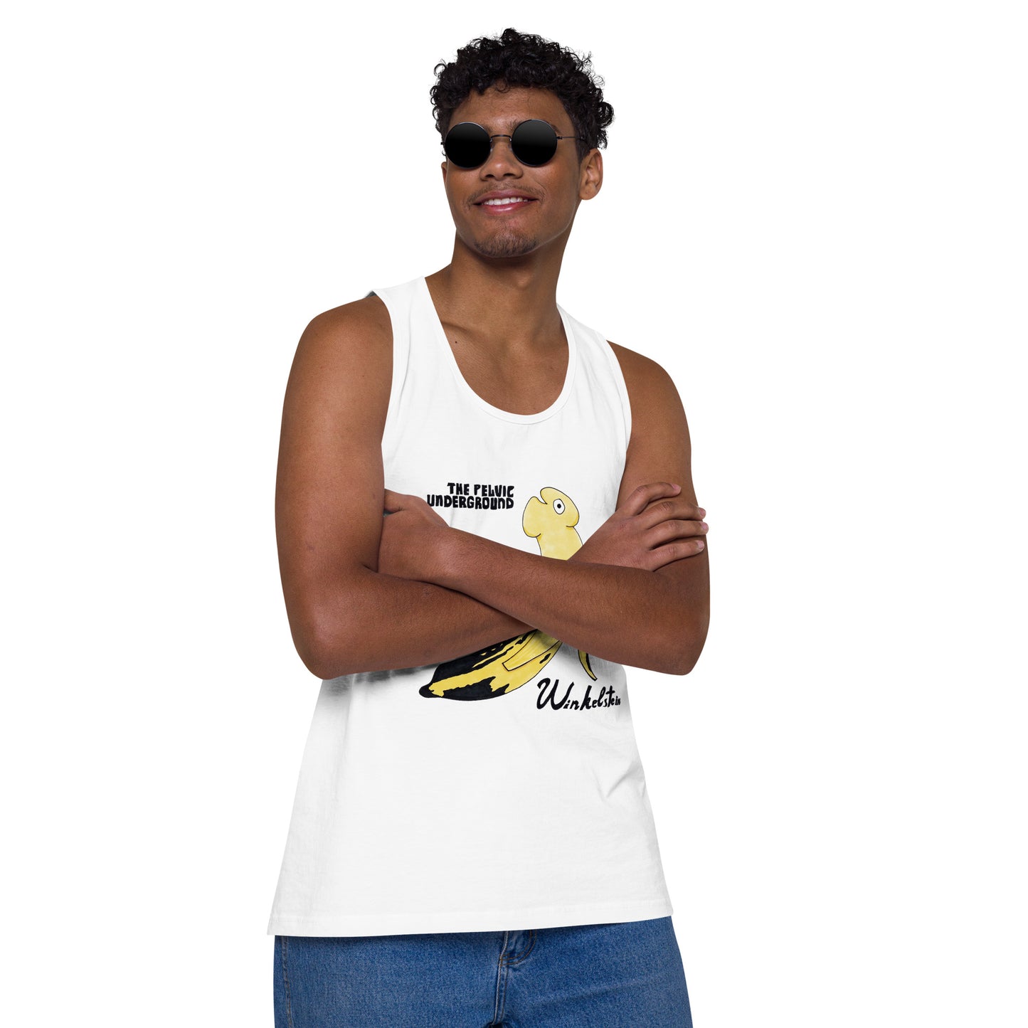 "The Pelvic Underground" Men’s premium tank top