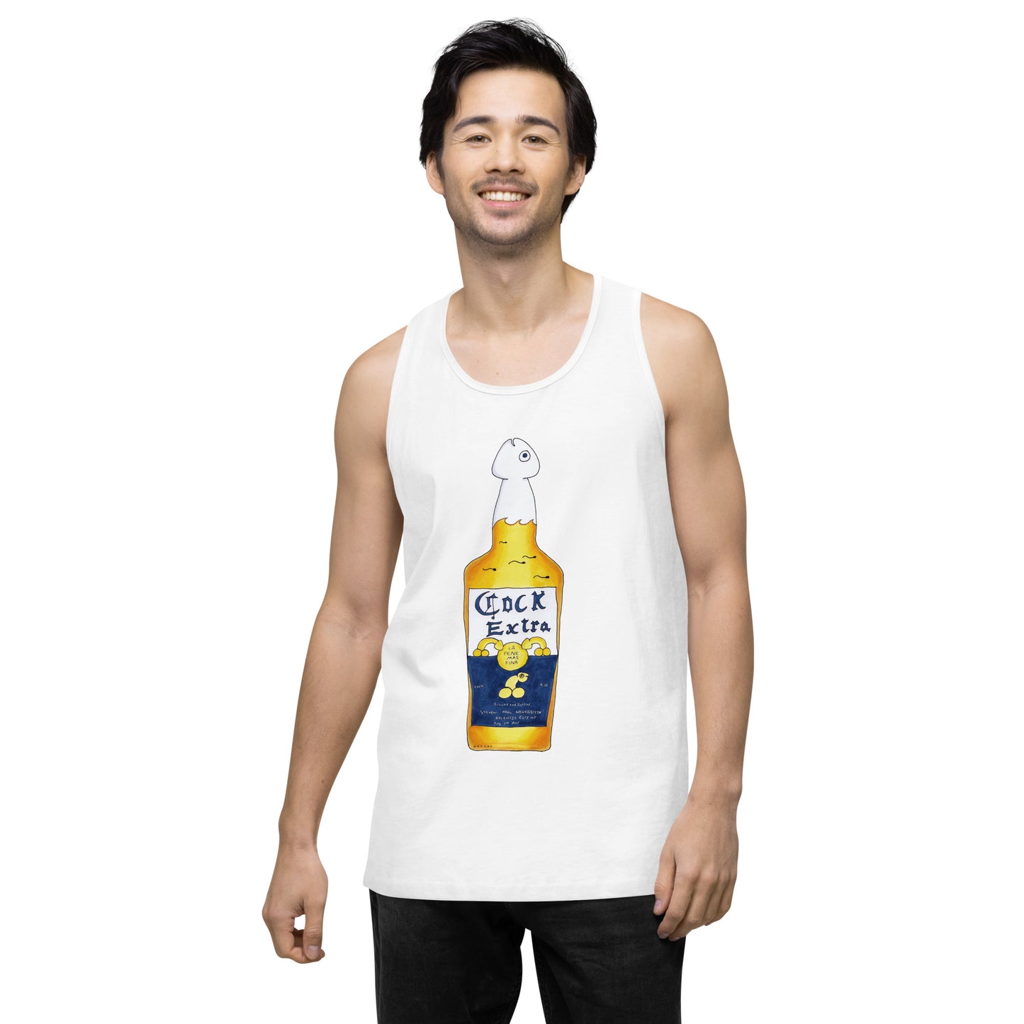 "La Pene Mas Fina" Men’s premium tank top