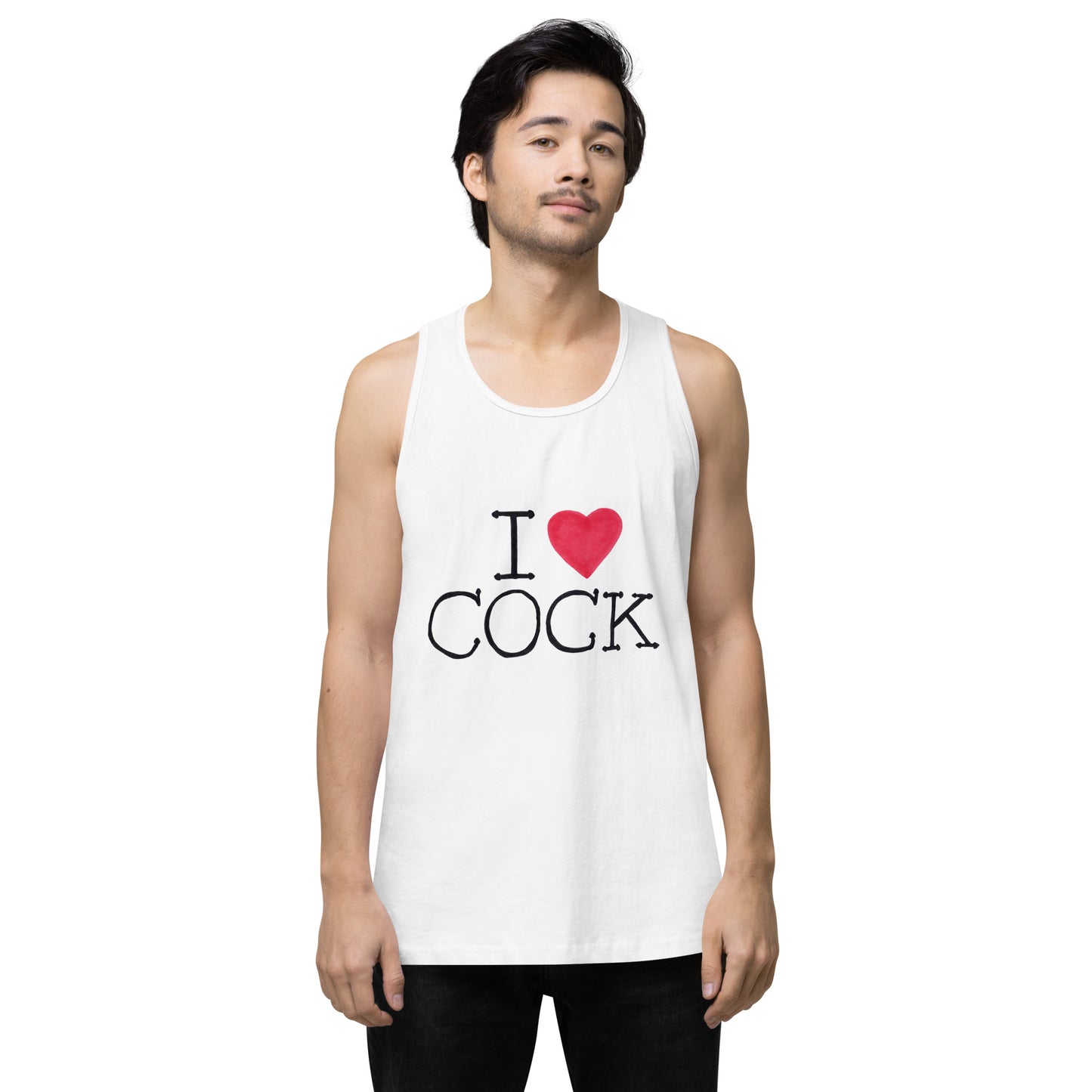 "I <3 Cock" Men’s premium tank top