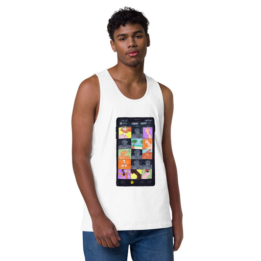 "Grindr" Men’s premium tank top