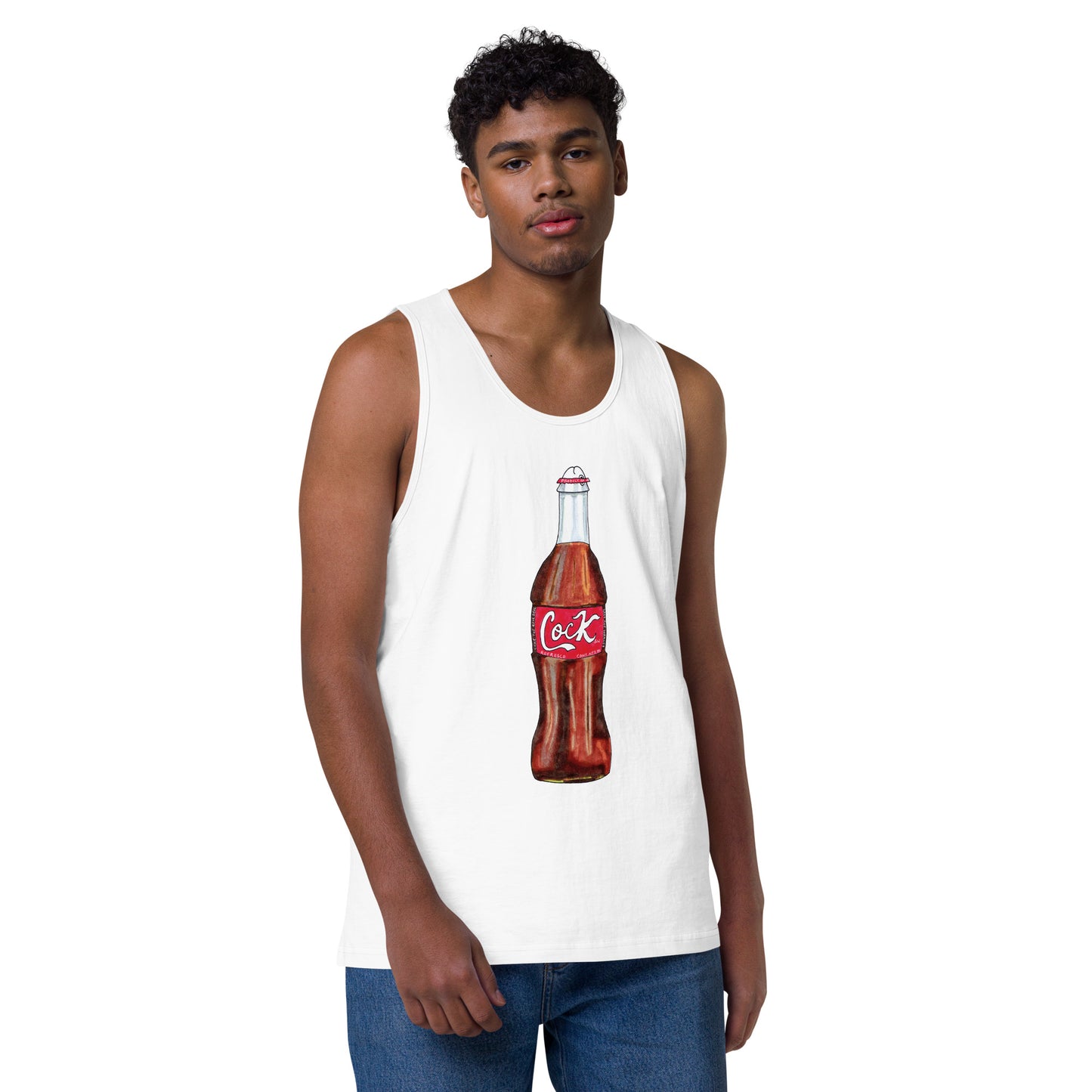 "Coke" Men’s premium tank top