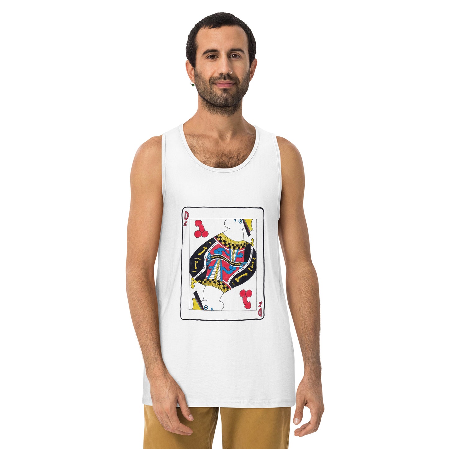 "Playing Card" Men’s premium tank top