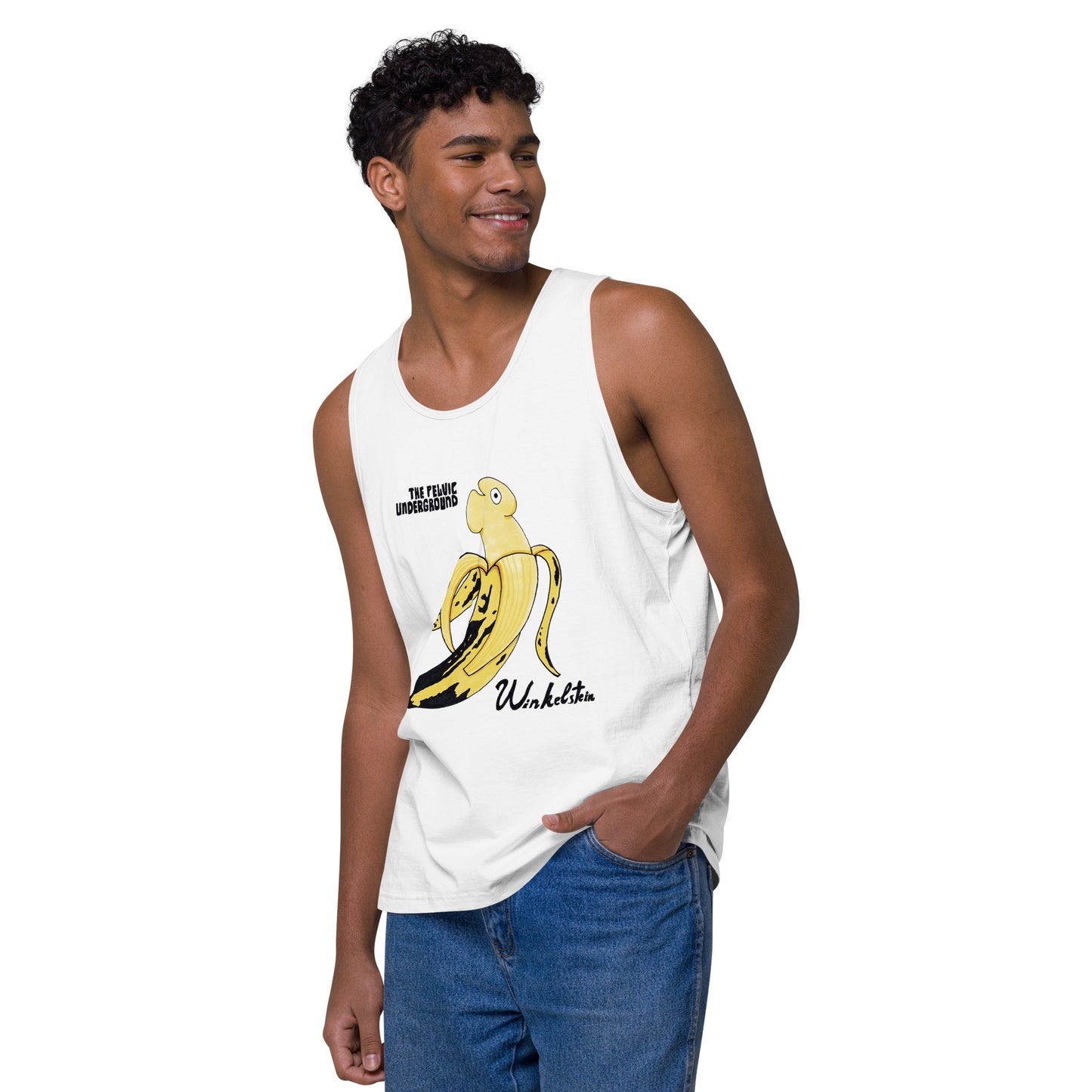 "The Pelvic Underground" Men’s premium tank top