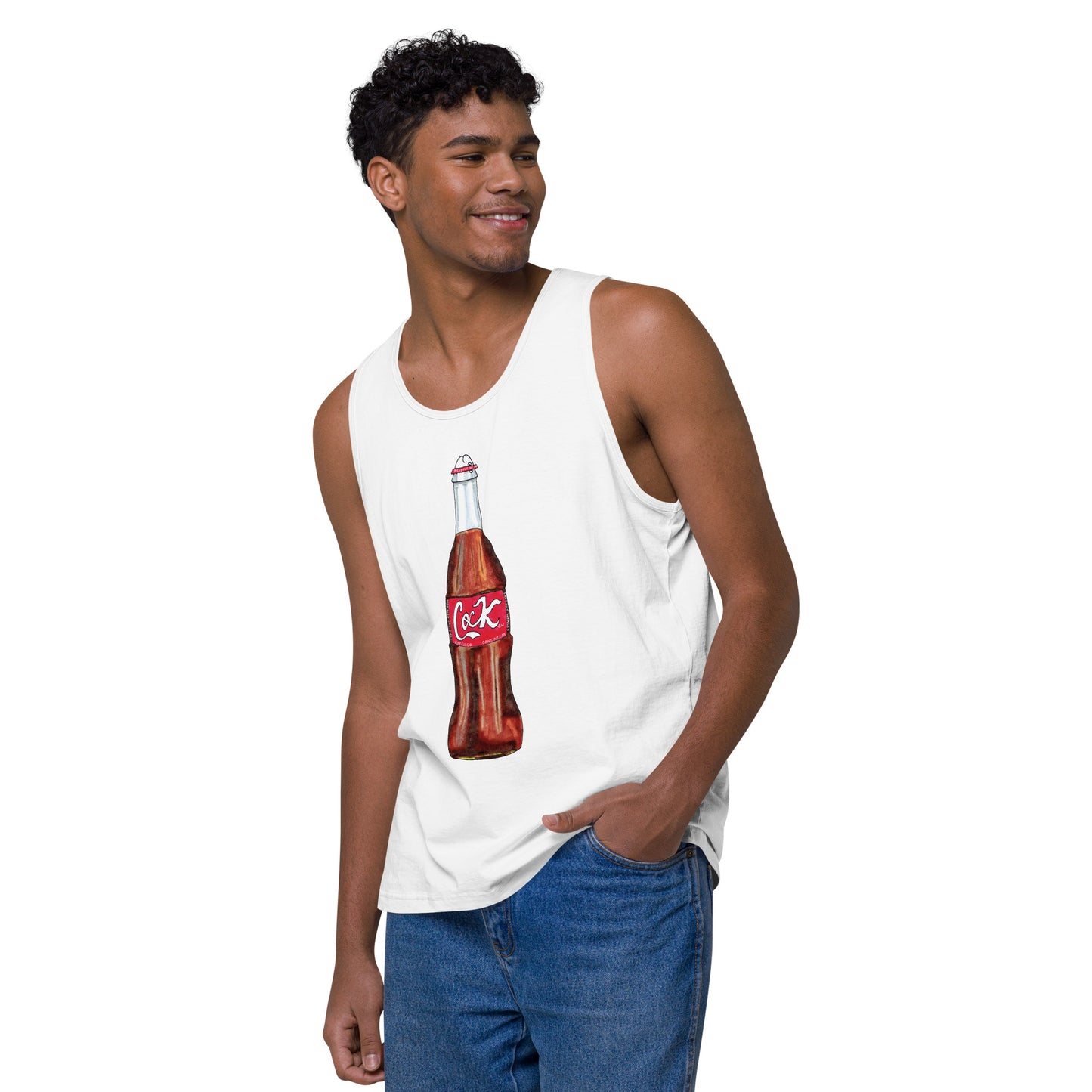 "Coke" Men’s premium tank top