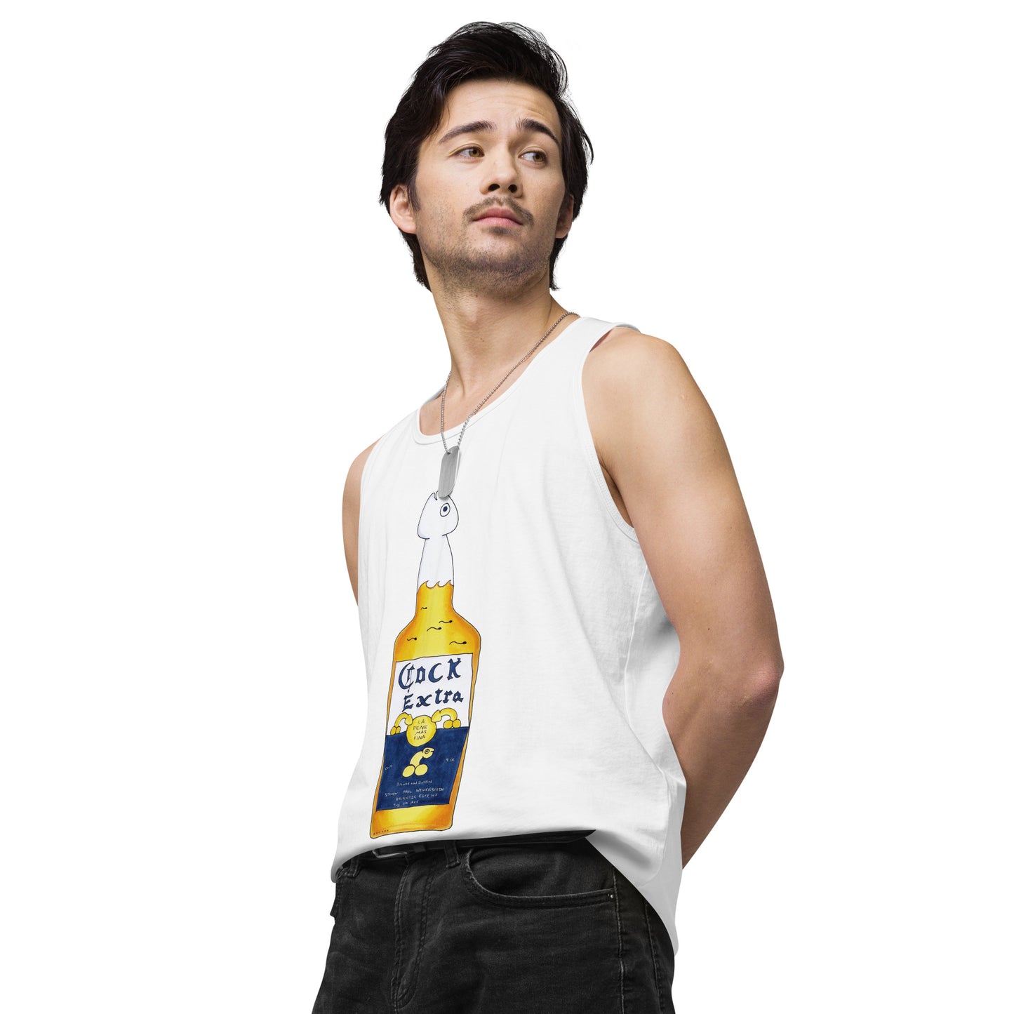 "La Pene Mas Fina" Men’s premium tank top