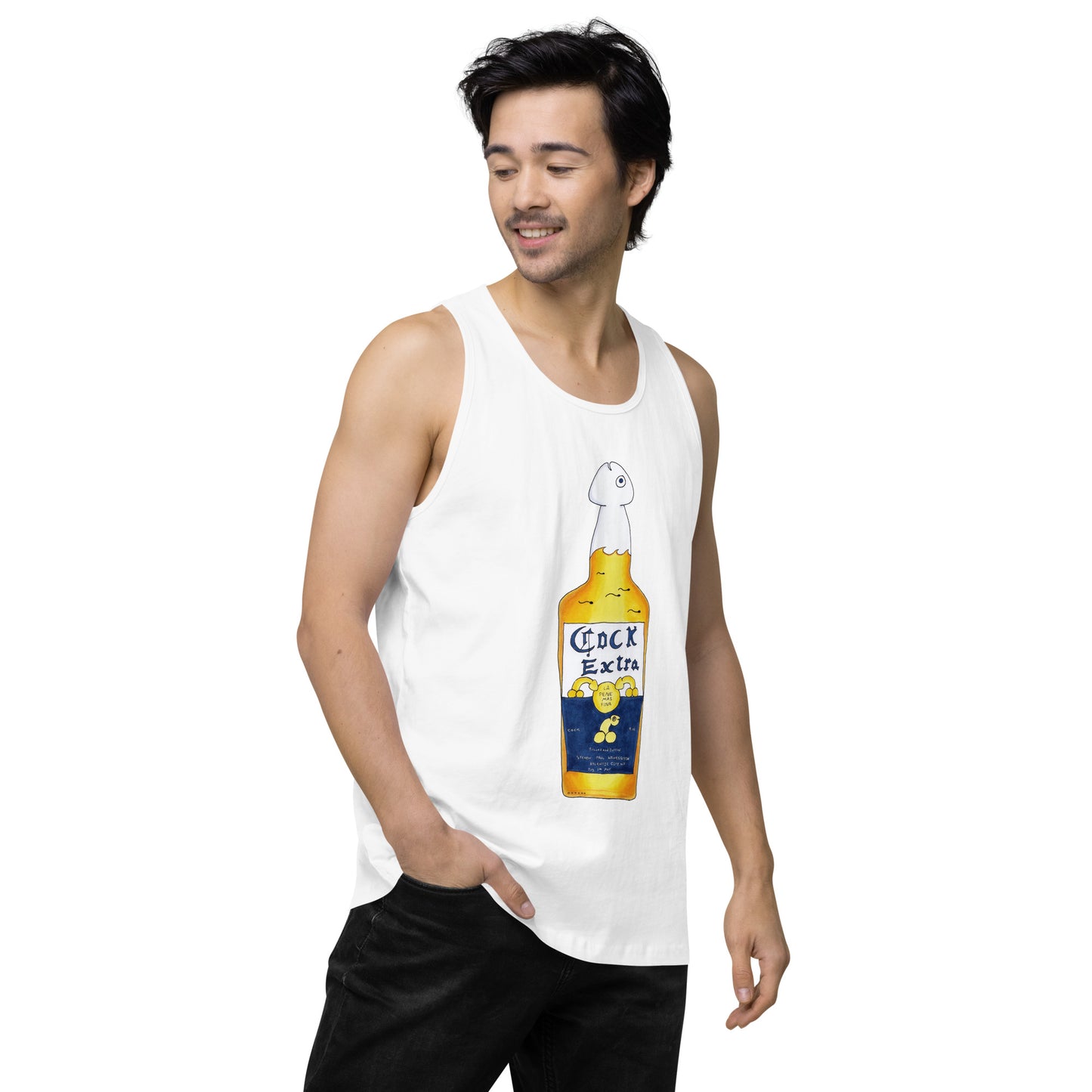 "La Pene Mas Fina" Men’s premium tank top