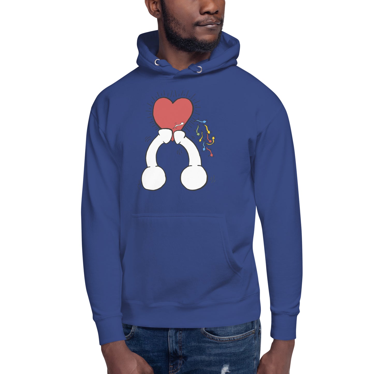 "Haring Heart" Unisex Hoodie