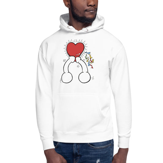 "Haring Heart" Unisex Hoodie