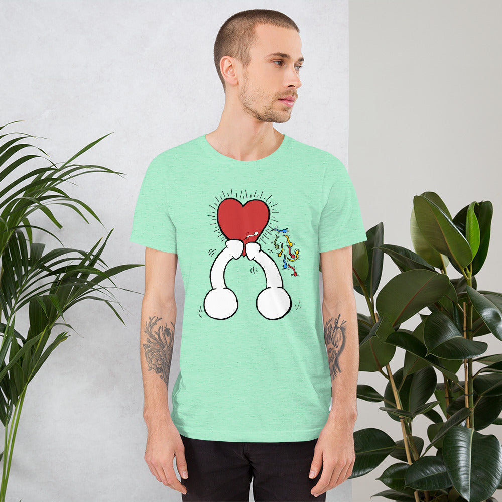 "Haring Heart" Unisex t-shirt