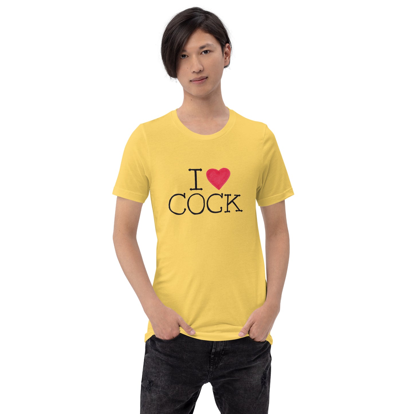 "I <3 Cock" Unisex t-shirt